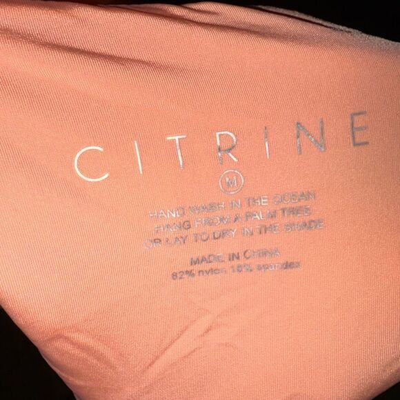 Citrine Swimwear India one piece‎ swimsuit salmon pink size M NEW - Picture 7 of 10